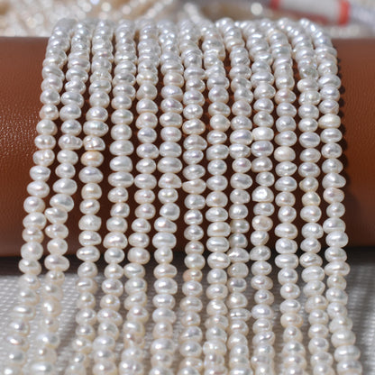 1211 flat sheet DIY handmade accessories natural freshwater pearl loose beads thick flat beads work in progress