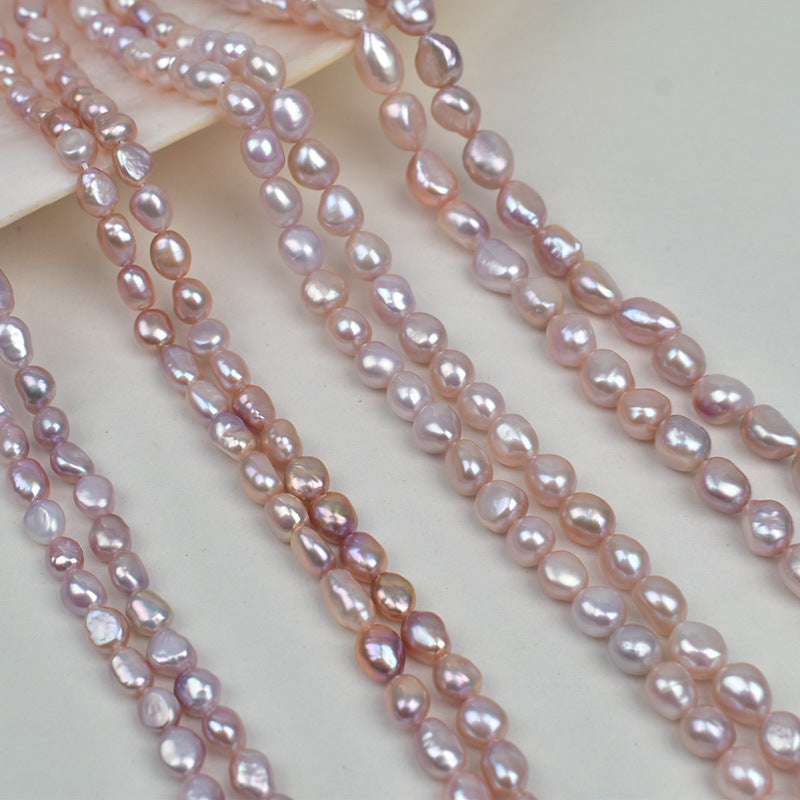 1314 3-10mm Purple, Baroque Shaped Pearl DIY Jewelry Accessories