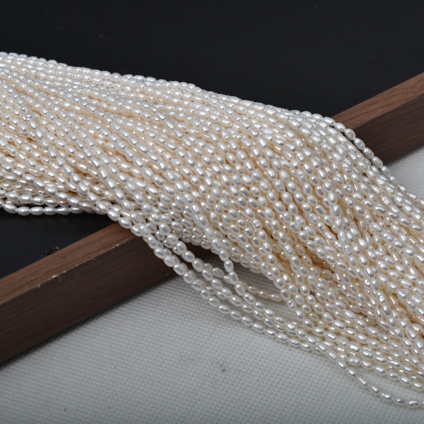 1008 Natural freshwater pearl rice bead handmade DIY  jewelry accessories materials wholesale