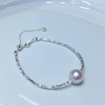 S925 sterling silver gypsy tian ran freshwater pearl necklace bracelet ring