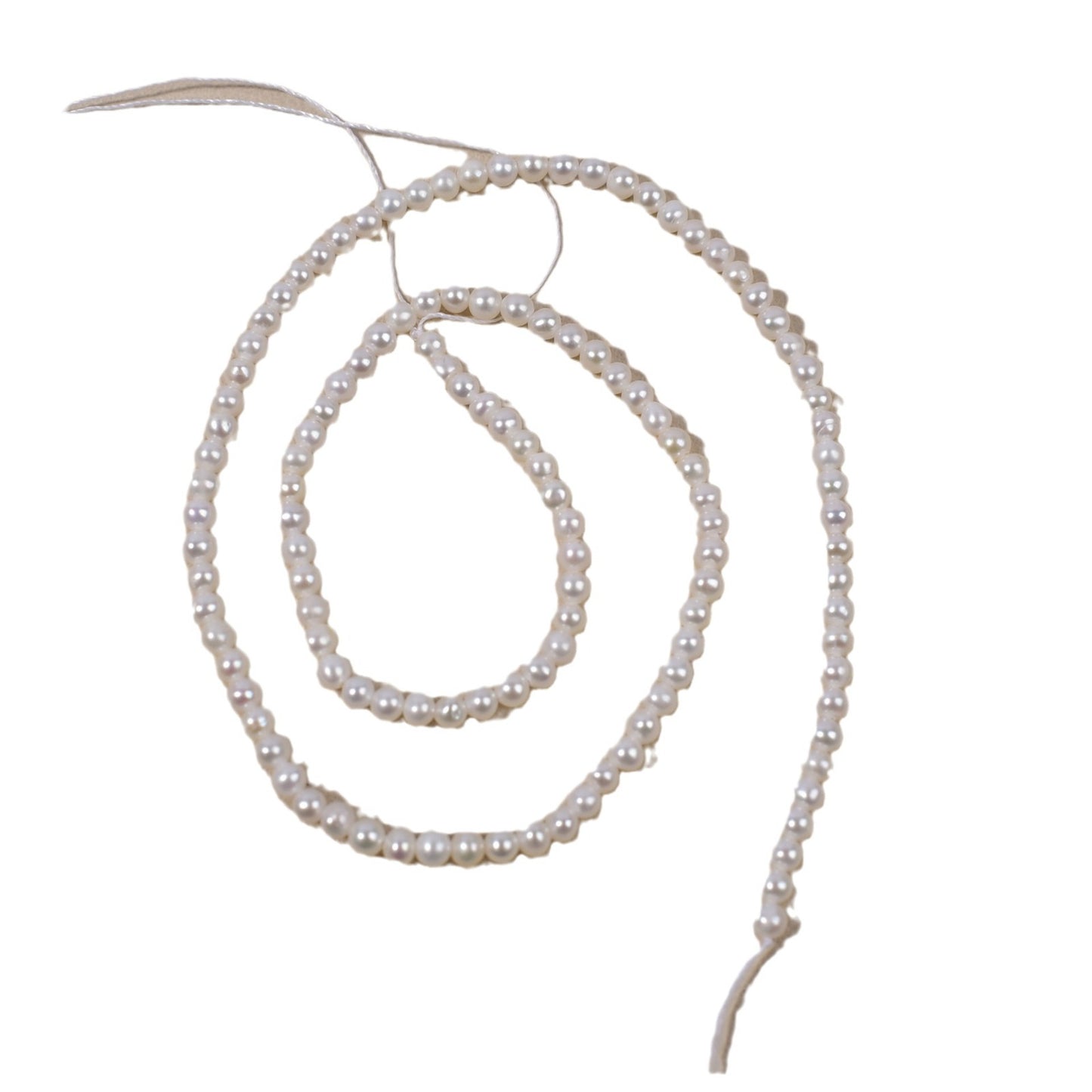 1112 Cost-effective natural freshwater seedless pearl loose beads 3-3.5 mm supply