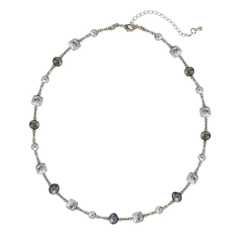 Gypsy Star Madoma  Pearl Necklace Women's Design Sense Splicing Natural Baroque Beads