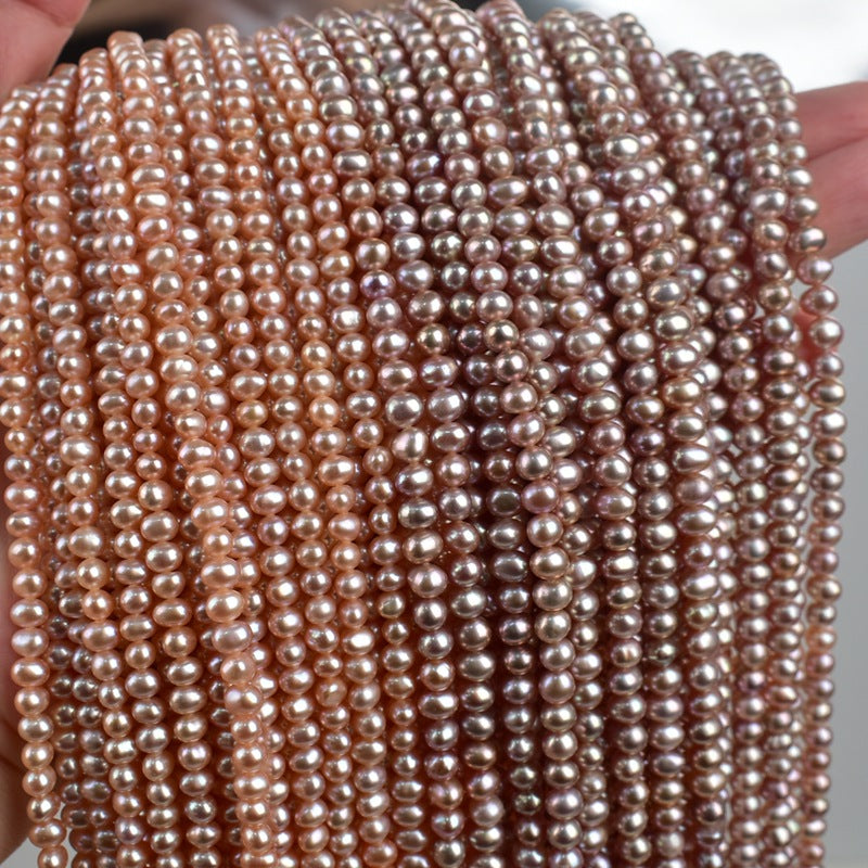 1185 4-5Mm natural freshwater pearl work in progress DIY loose beads