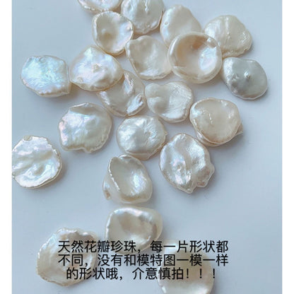 Petal Baroque Natural Pearl Necklace Ladies Pendant Ornament