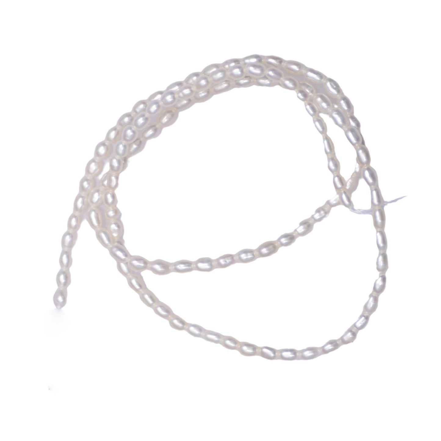 1060Strong light millet shaped pearl about 2.5-3 mm loose beads work in progress DIY