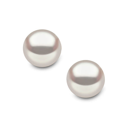 Natural Freshwater Pearl Stud Earrings, Mother's Day Pearl Earrings, 18K Gold Pearl Stud Earrings, Mother's Day Gift