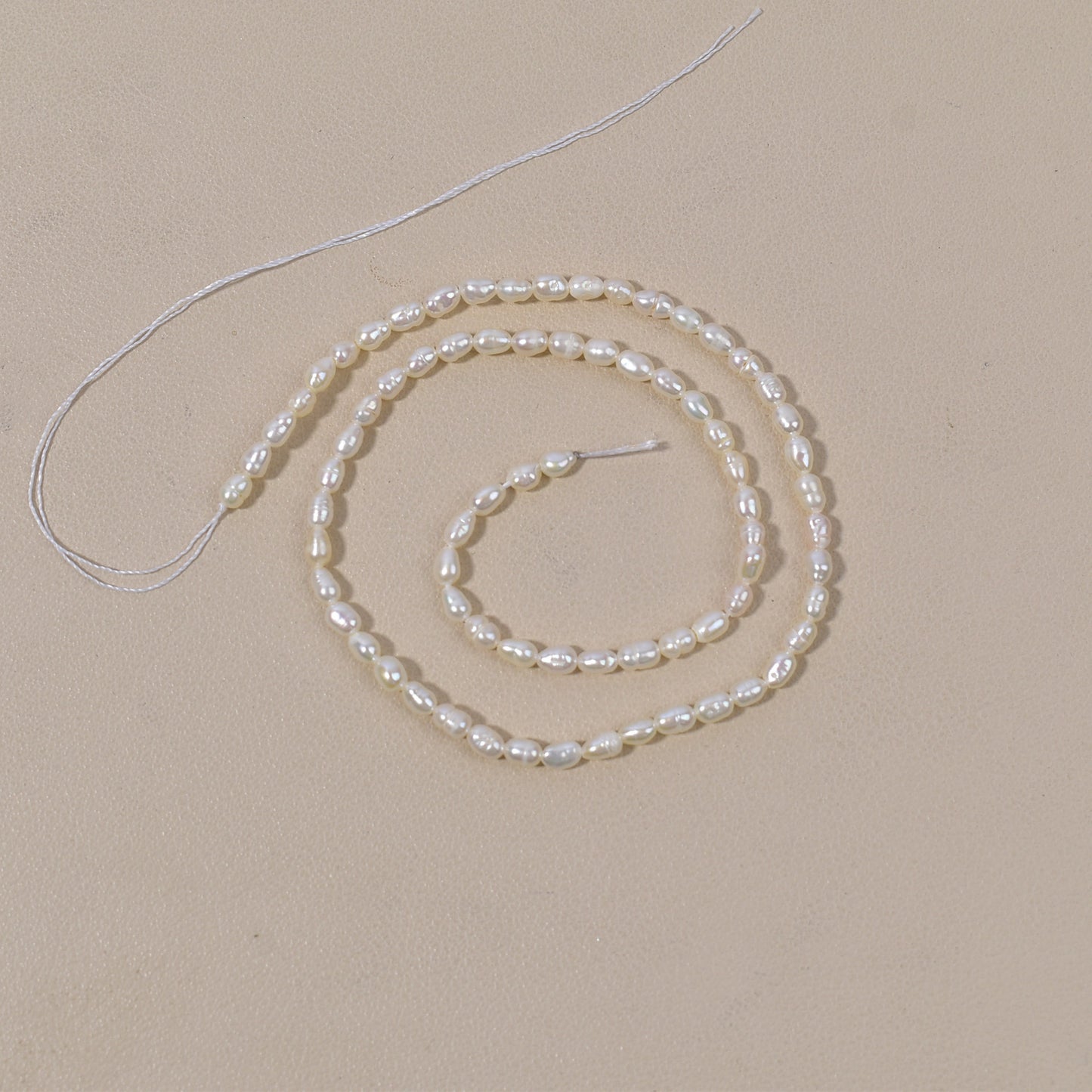 1028 Farm Direct Supply 3mm Natural Freshwater Pearl Loose Beads Rice Beads