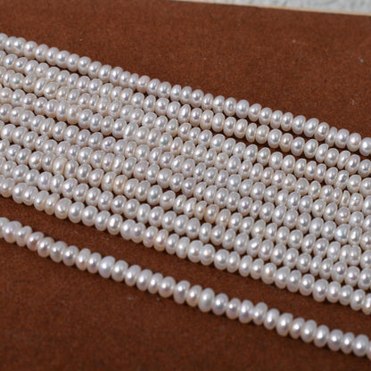 1213 2.5-3.5MM Small Flat Beads Natural Freshwater Flat Sheet Pearls DIY Handmade Accessories Accessories Semi-finished Materials