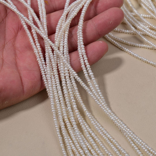 1214 2-2.5mm Flat Sheet Natural Pearl Freshwater Cultured Pearl DIY Semi-finished Products Wholesale