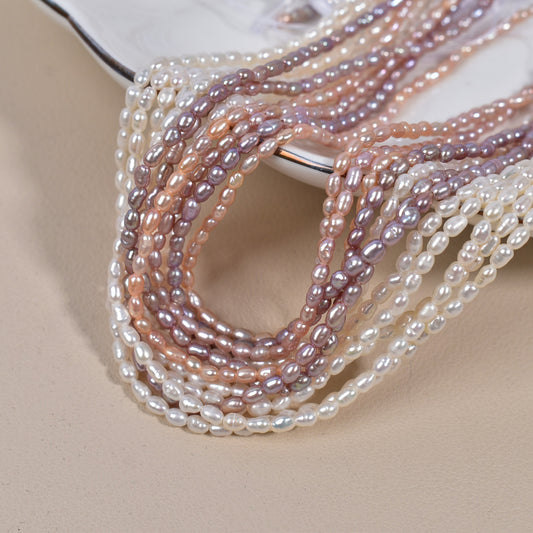 1044 2.5-3mm natural freshwater pearl DIY beading material wholesale