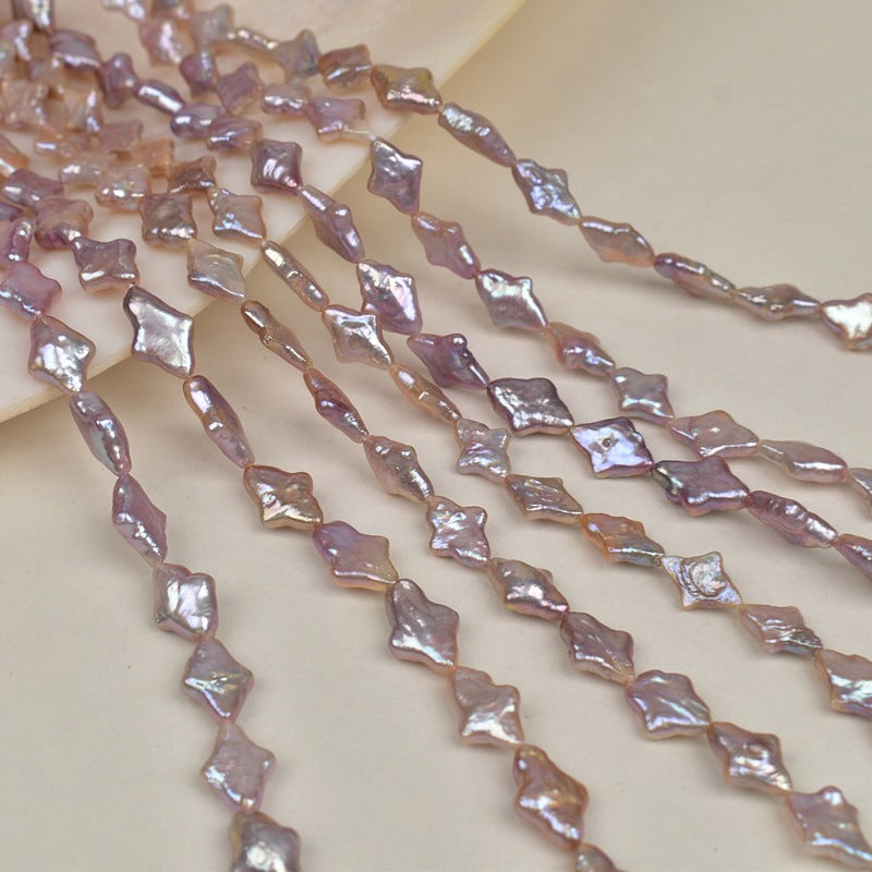 1076 10 * 14Mm Cross Star Baroque Special-shaped Pearl Natural Freshwater Pearl