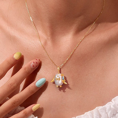 Ocean natural pearl pendant cute pearl fish