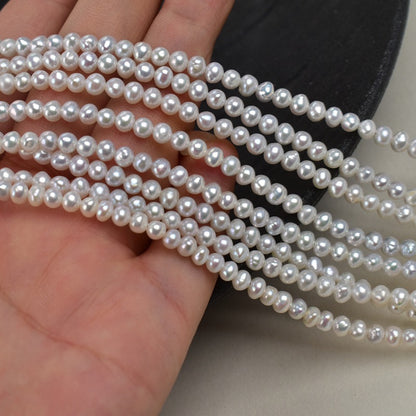 1190 4-5Mm Natural Freshwater Pearl AK Pearl Necklace work in progress Loose Beads DIY Jewelry