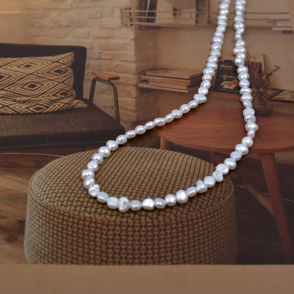 1205 4-5Mm Natural Freshwater Pearl, Baroque Shaped Pearl Loose Bead DIY