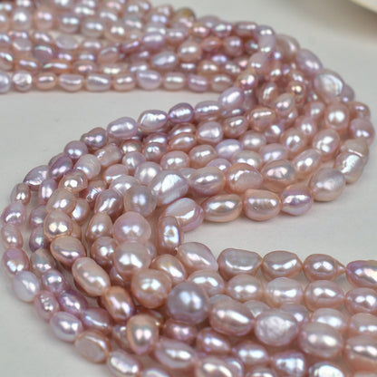 1314 3-10mm Purple, Baroque Shaped Pearl DIY Jewelry Accessories