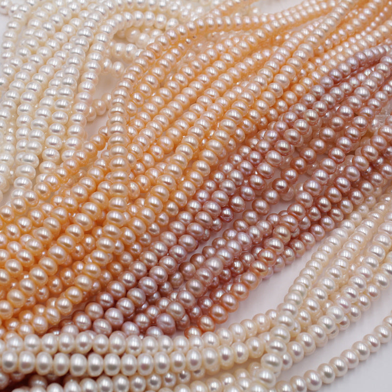1229 farm direct sales, natural freshwater pearls 7-8mm work in progress DIY jewelry accessories