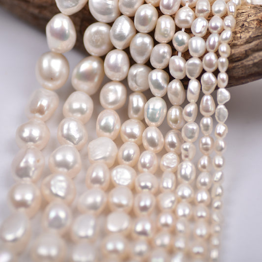 1324 Baroque Zhuji natural freshwater pearl loose beads handmade DIY necklace accessories wholesale