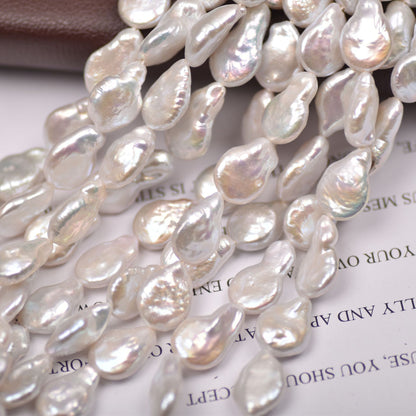 1101 Baroque irregular button beads about 11-12mmdiy hand work in progress