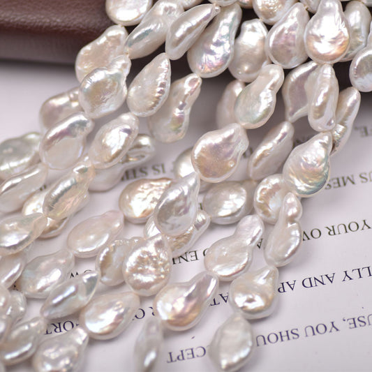 1101 Baroque irregular button beads about 11-12mmdiy hand work in progress