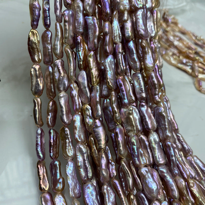 1087 Baroque special-shaped pipa pearl 7-8mm jewelry accessories