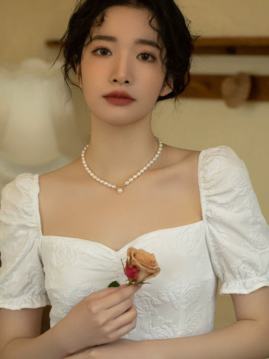 Natural Freshwater Pearl Necklace Chain