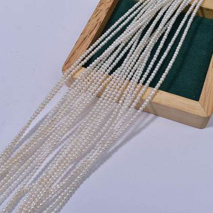 1170 strong light high quality 2mm small pearl, natural freshwater real pearl work in progress