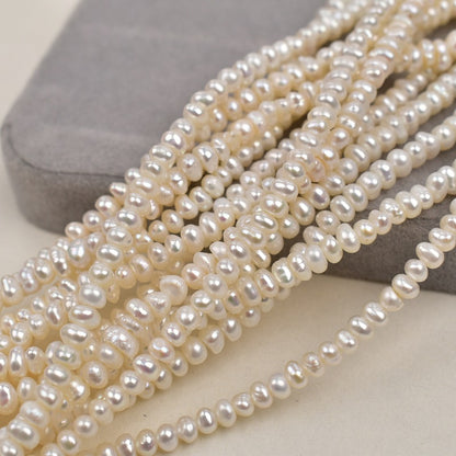 1235 3-4Mm keshi natural freshwater pearl DIY loose beads