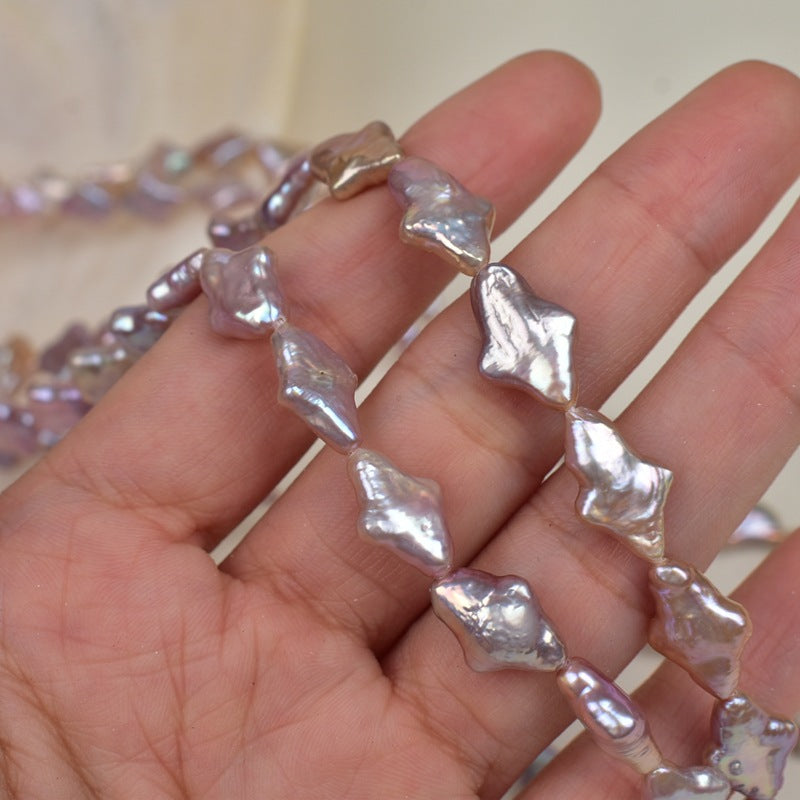 1076 10 * 14Mm Cross Star Baroque Special-shaped Pearl Natural Freshwater Pearl