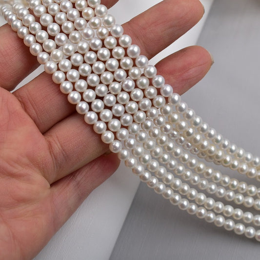 1128 Zhuji Pearl Natural freshwater pearl work in progress Wholesale 4-5mm