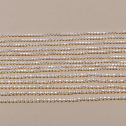 1112 Cost-effective natural freshwater seedless pearl loose beads 3-3.5 mm supply