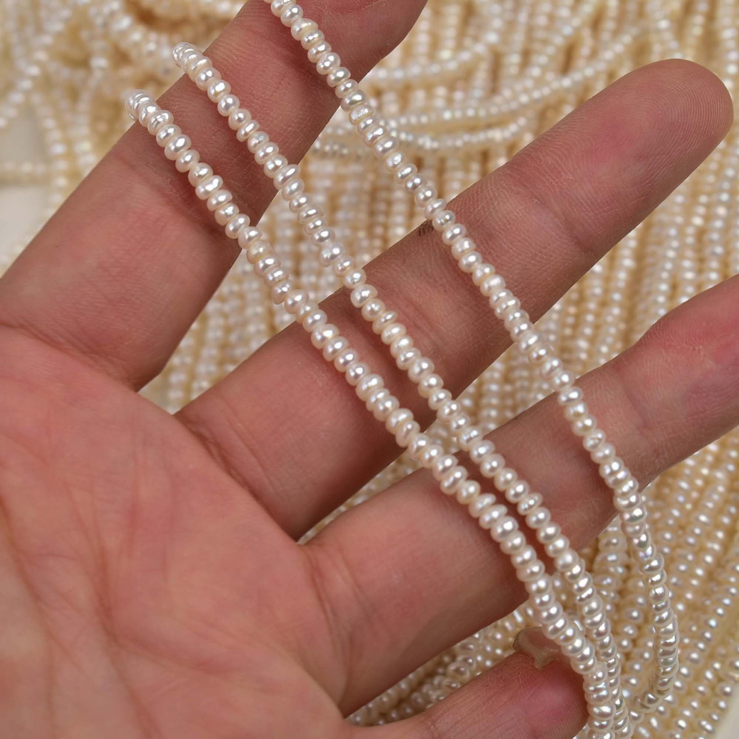 1253 Natural freshwater small pearl baby beads DIY loose beads accessories