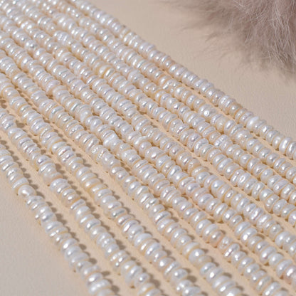 1203 cost-effective flat beads 4-5 special-shaped irregular pearls natural freshwater pearls DIY