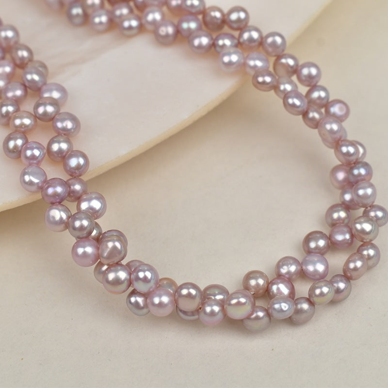 1233 4-5mm Baroque Pearl Natural Freshwater Pearl DIY Handmade Jewelry Wear