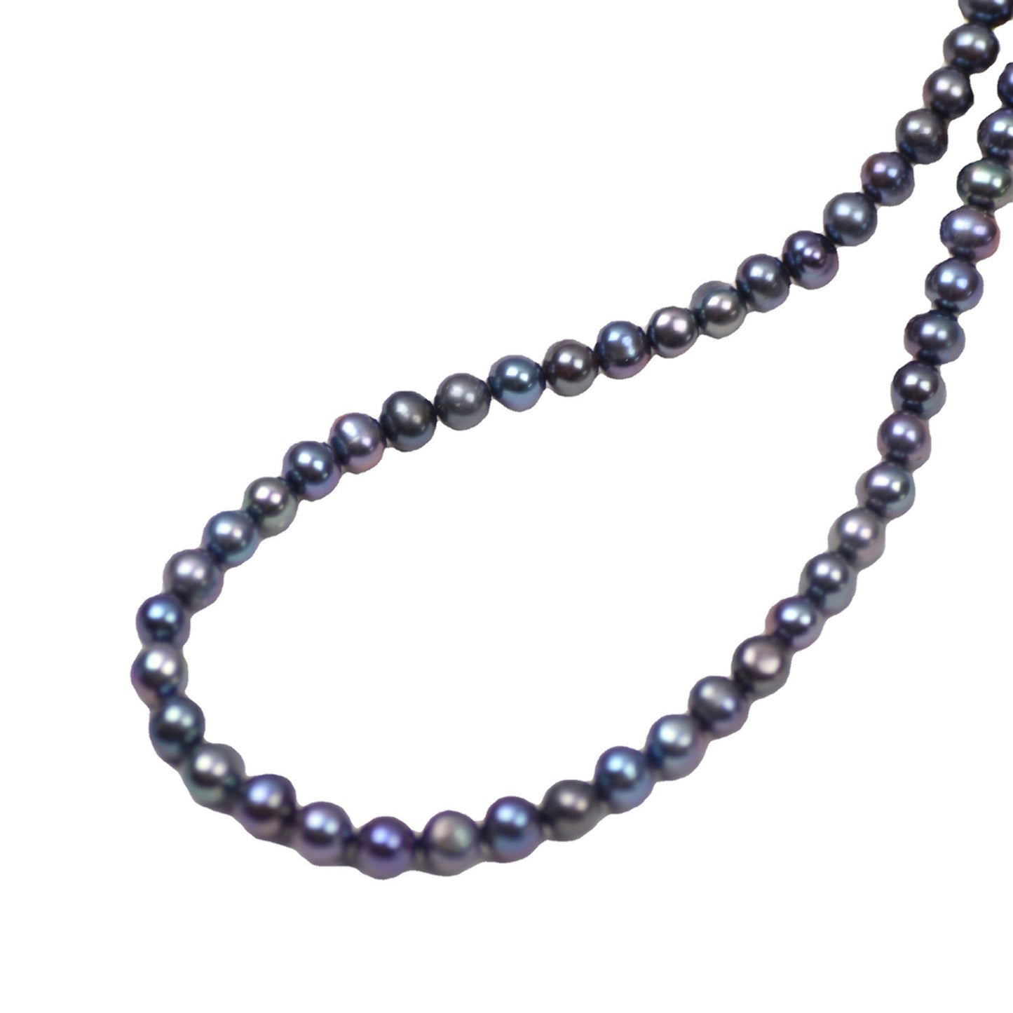 1171 Cost-effective imitation Tahitian black nearly round pearl 9mm jewelry DIY accessories natural freshwater pearl