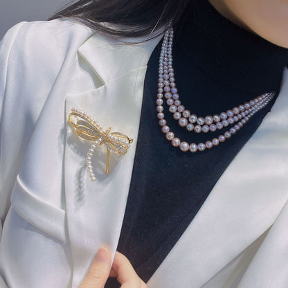 gradual change color trend candy color wear a sweet sweater chain necklace