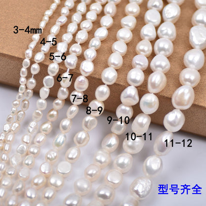 1324 Baroque Zhuji natural freshwater pearl loose beads handmade DIY necklace accessories wholesale