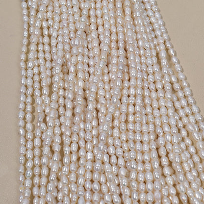 1058 4-5Mm natural freshwater pearl pearl DIY necklace bracelet work in progress