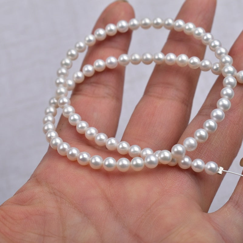 1128 Zhuji Pearl Natural freshwater pearl work in progress Wholesale 4-5mm