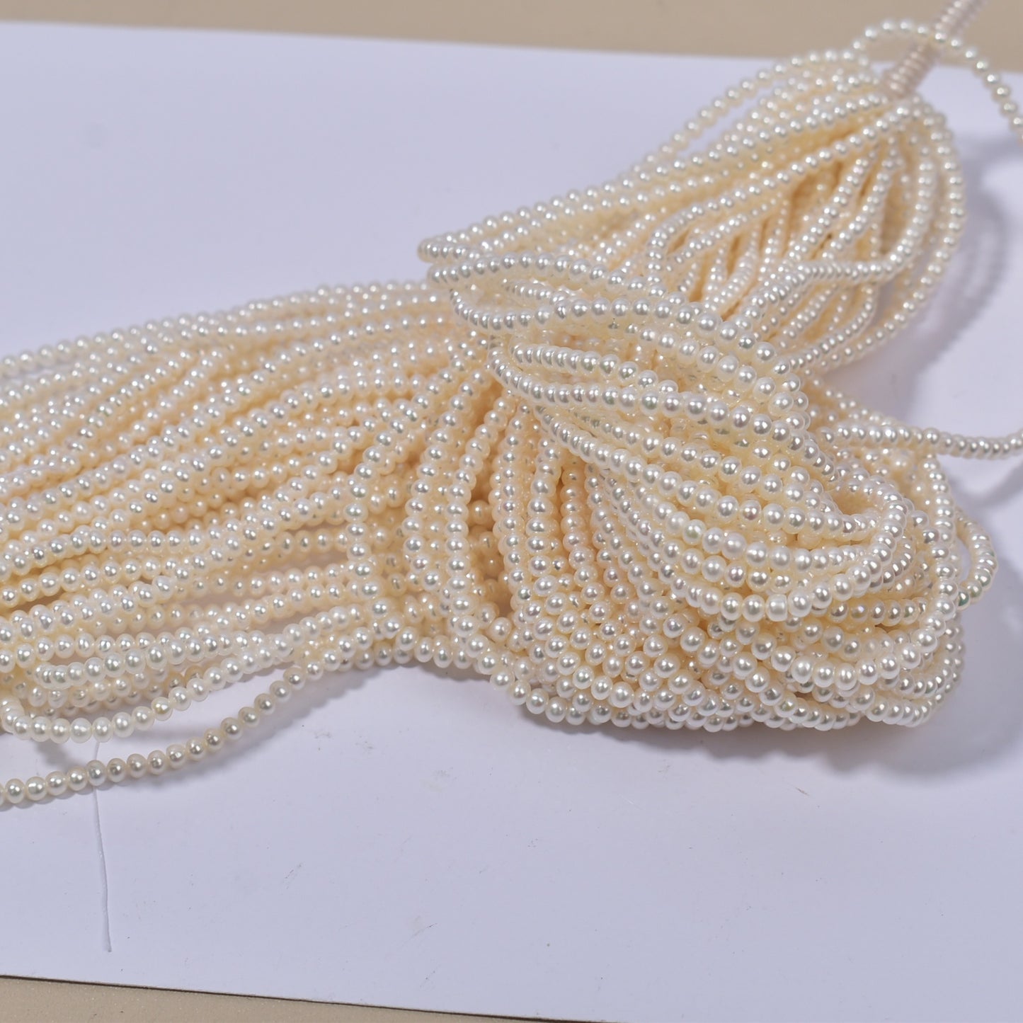 1131 4-4.5 mm Bread Pearl Pearl, Natural Freshwater Pearl Four Sided Light work in progress DIY material