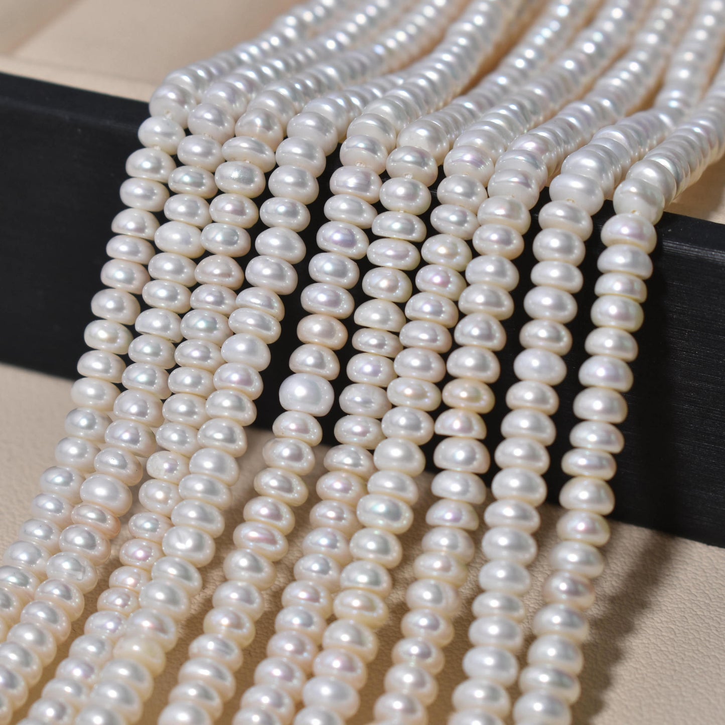 1211 flat sheet DIY handmade accessories natural freshwater pearl loose beads thick flat beads work in progress