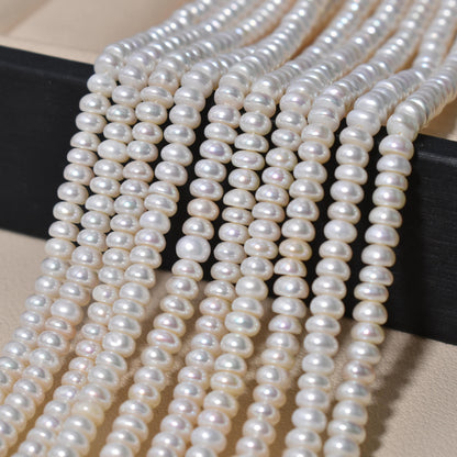 1211 flat sheet DIY handmade accessories natural freshwater pearl loose beads thick flat beads work in progress