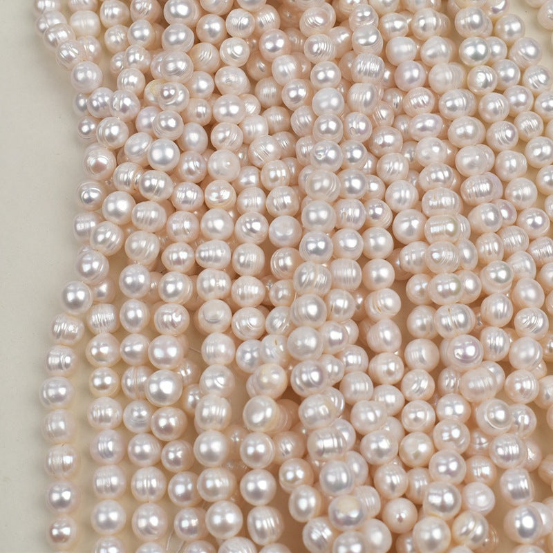 1157 10-11Mm Round Beads Natural Freshwater Pearl DIY Bracelet Necklace work in progress Pearl Loose Beads