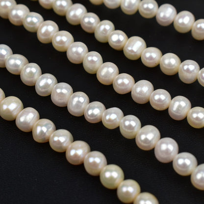 1145 7-8Mm natural freshwater pearl loose beads necklace collarbone chain DIY work in progress wholesale