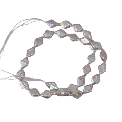 1072 Baroque Pearl Natural Freshwater Pearl Rhombus Loose Bead Jewelry Accessories