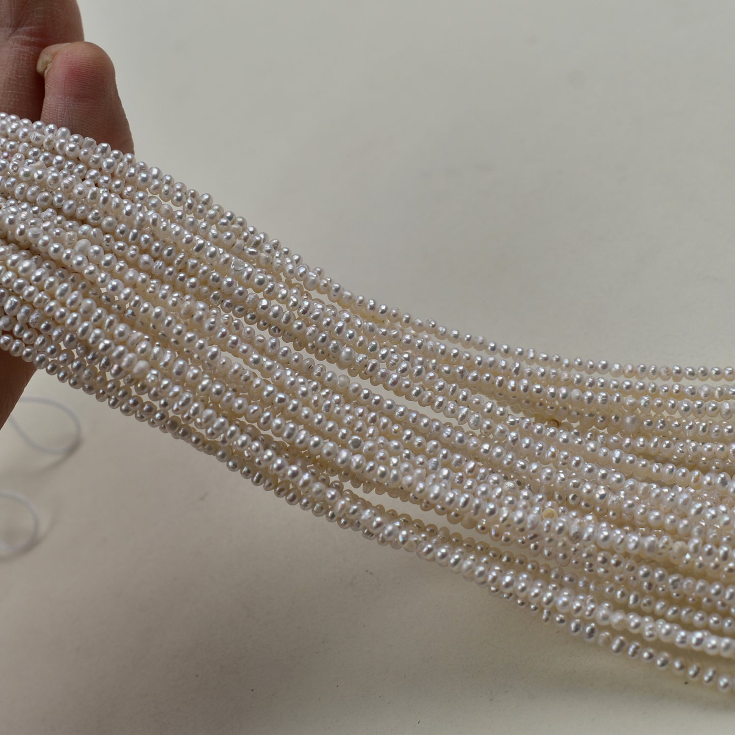 1226 Natural Freshwater Pearls 1.8-2.0mm Pearl Jewelry DIY Loose Bead Accessories