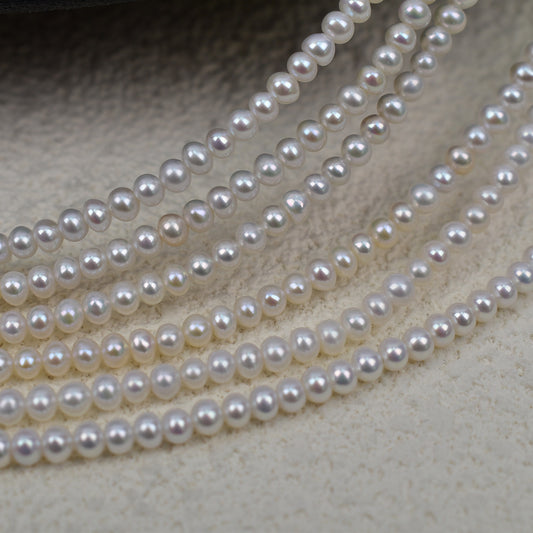 1236 Natural Freshwater Pearl 2-3mm Jewelry Loose Bead Accessories