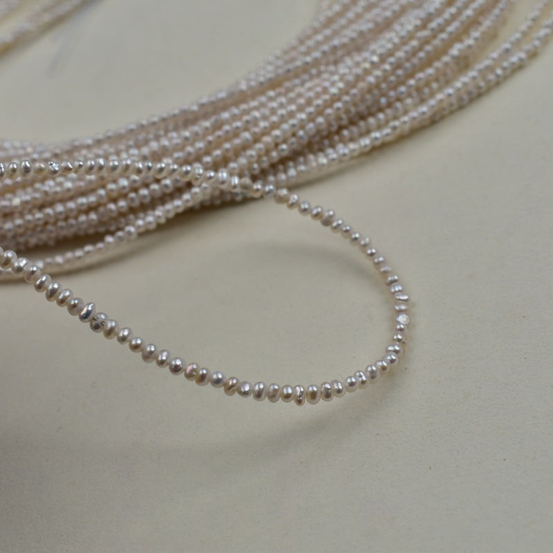 1226 Natural Freshwater Pearls 1.8-2.0mm Pearl Jewelry DIY Loose Bead Accessories