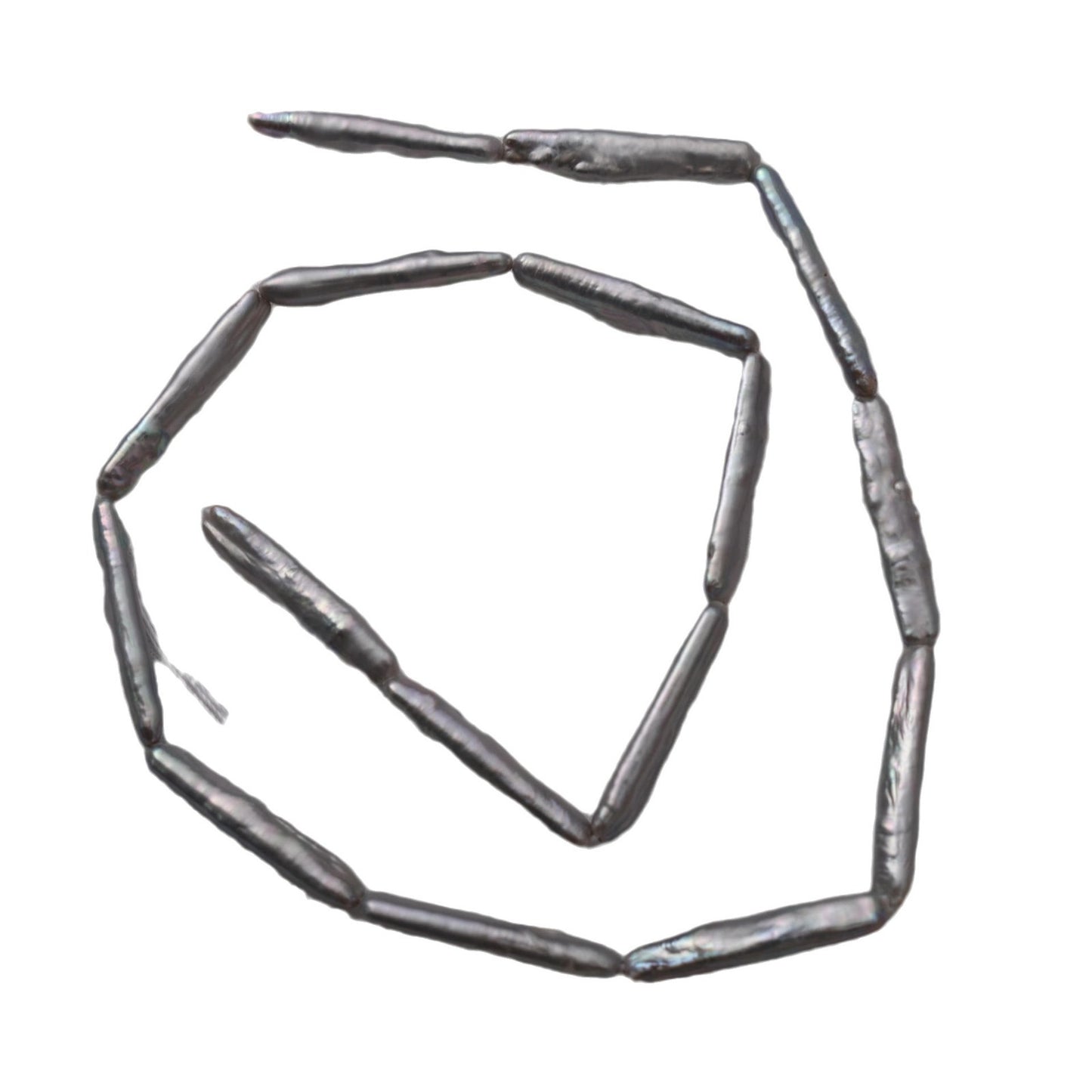 1108 Baroque special-shaped gray natural freshwater pearl manual DIY accessories