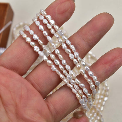 1311 Foreign trade cross-border 3-4mm natural freshwater baroque