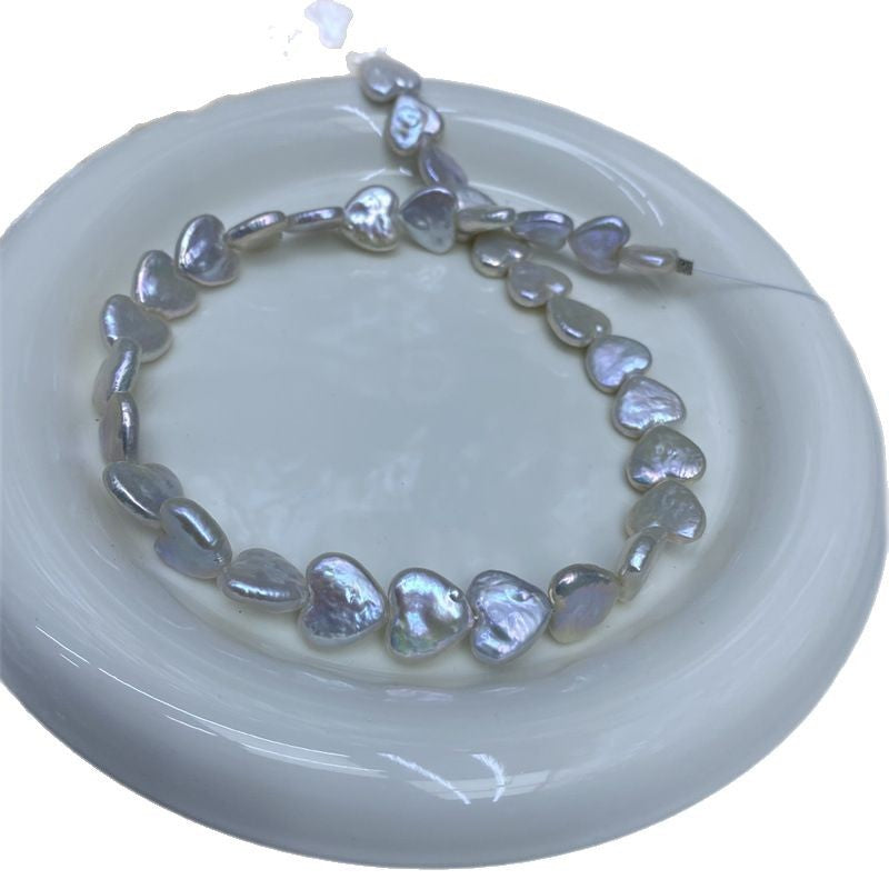 1075 Baroque special-shaped about 11-12mm love pearls, jewelry accessories